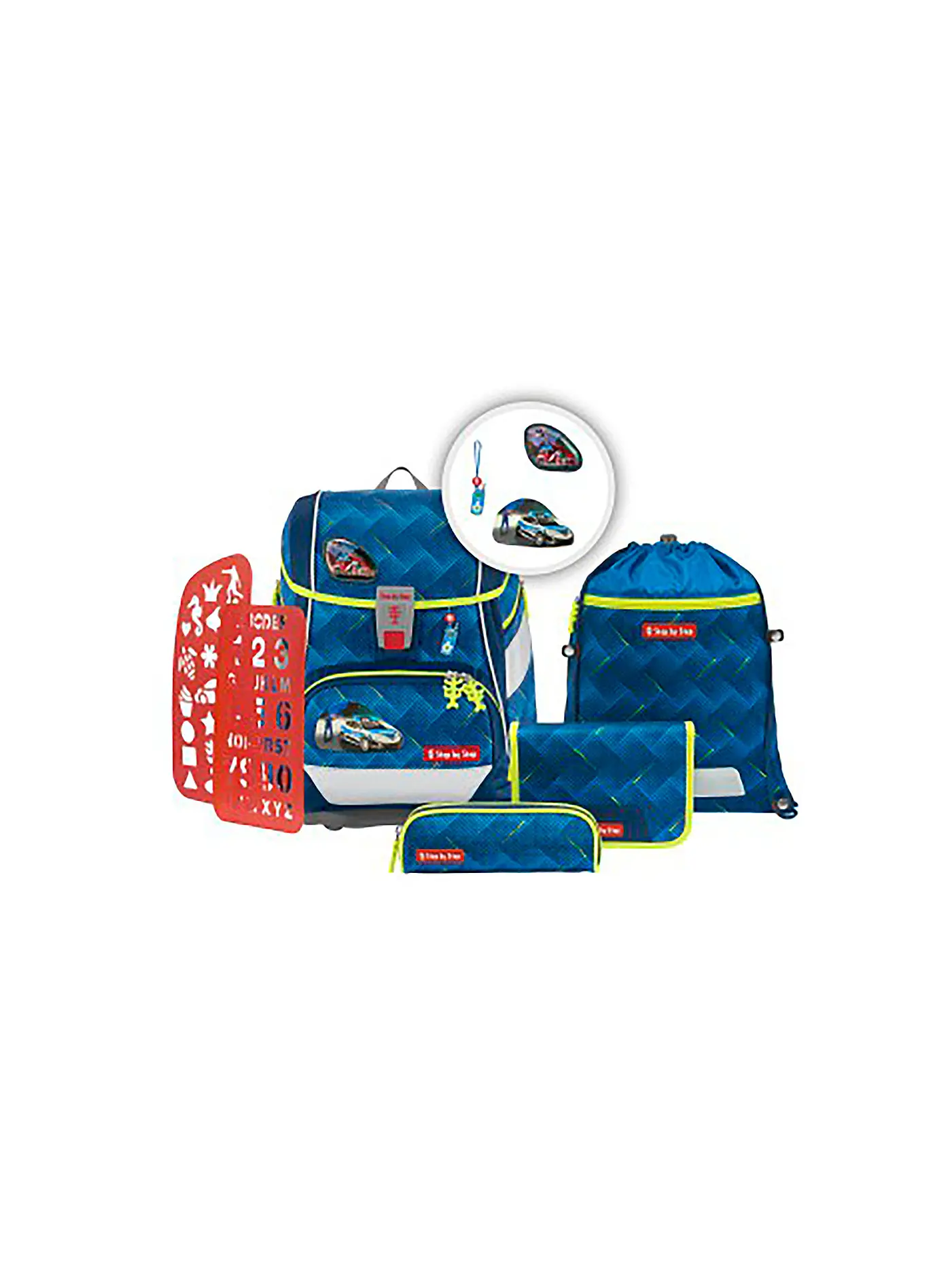 STEP BY STEP | Schultaschen Set 6tlg 2in1 Plus Hero Tom | 